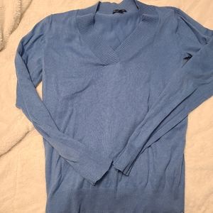 Periwinkle gap v-neck sweater